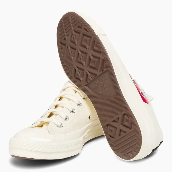 Comme des Garçons PLAY Converse Chuck Taylor All Star Peek-A-Boo Low-Top Sneaker - Picture 6 of 10